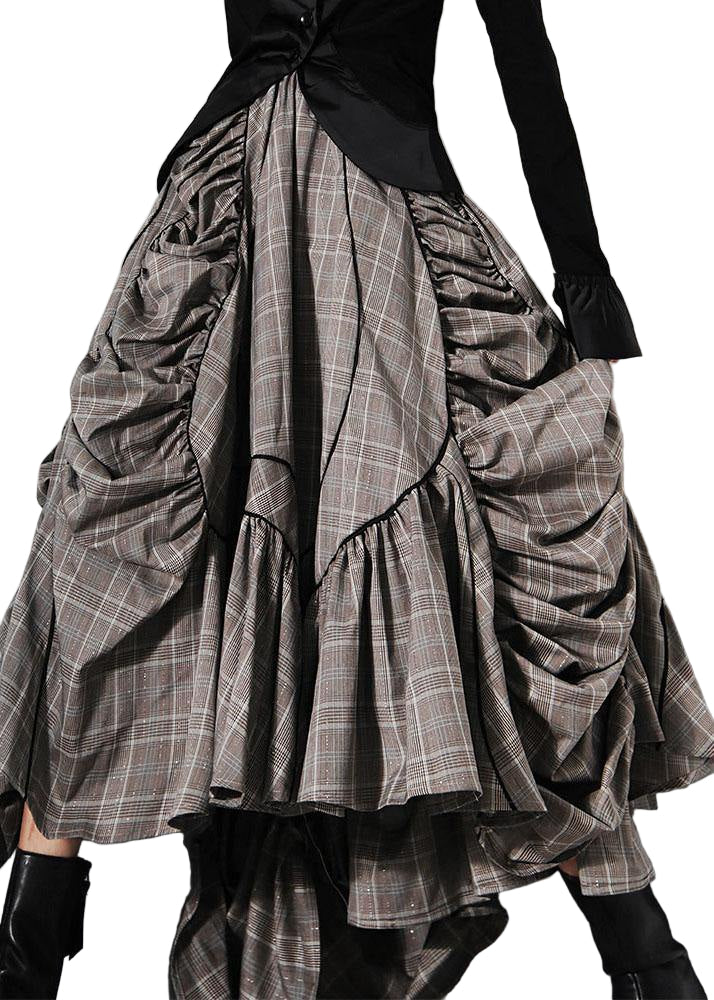 Plus Size A-Line Skirt Asymmetrical Design 0