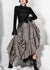 Plus Size A-Line Skirt Asymmetrical Design 1