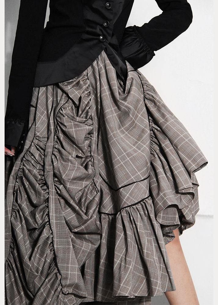 Plus Size A-Line Skirt Asymmetrical Design 3