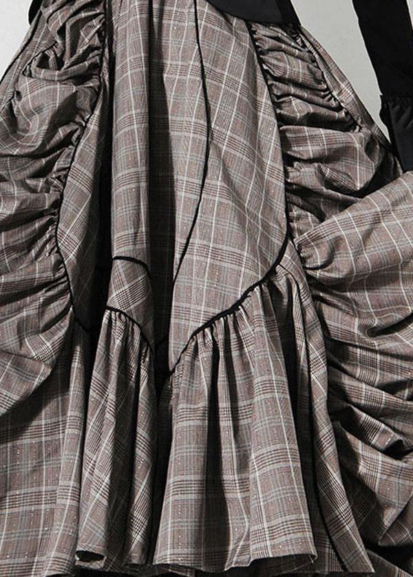 Plus Size A-Line Skirt Asymmetrical Design 4