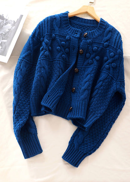 Plus Size Dame Strik Sweater Frakke 2
