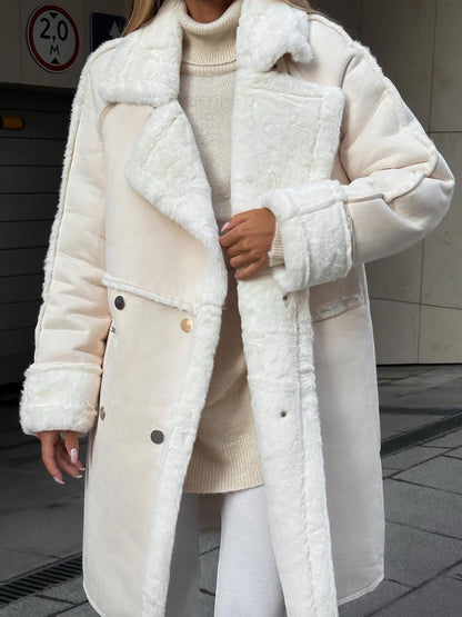 Plus Size Long Coat Classic Style 1