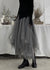 Plus Size Tulle Skirt with Patchwork Design 3