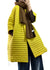 Plus Size Women's Parka with Buttons and Pockets 0