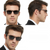 Polariserede clip-on solbriller