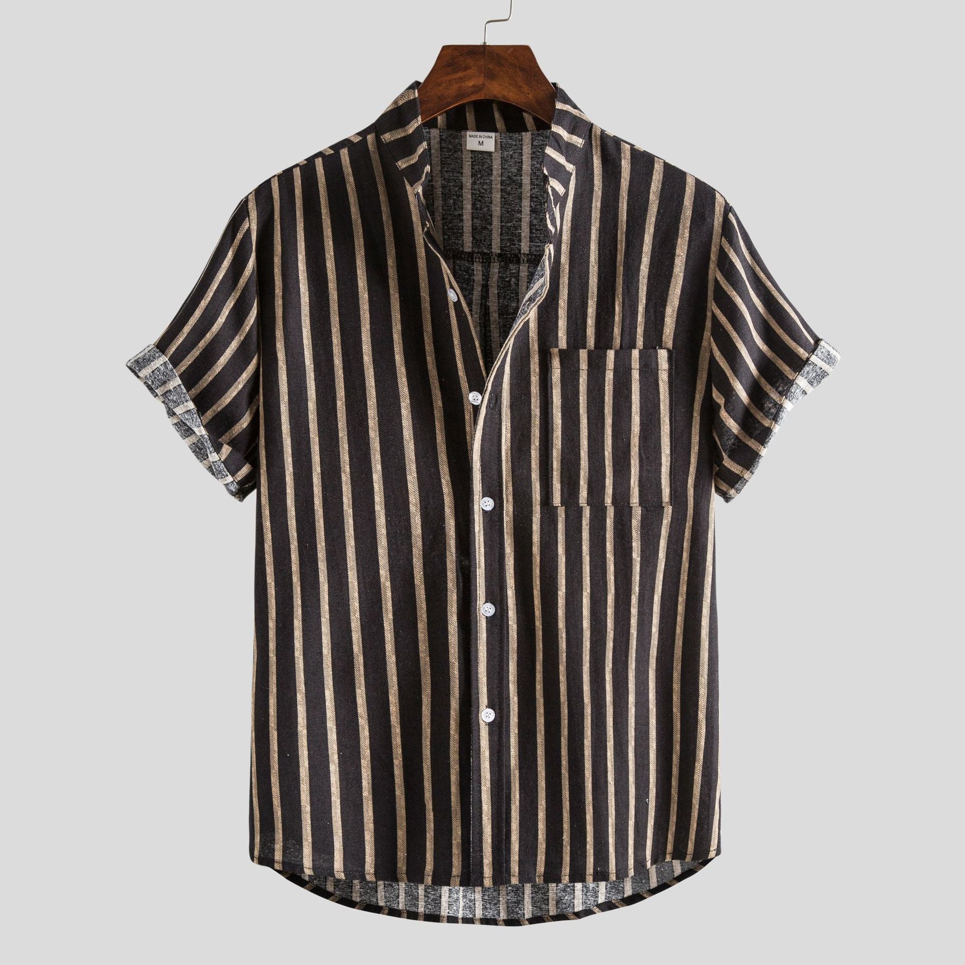Polo Shirt Mænd Livligt Print Bomuldsblanding 4