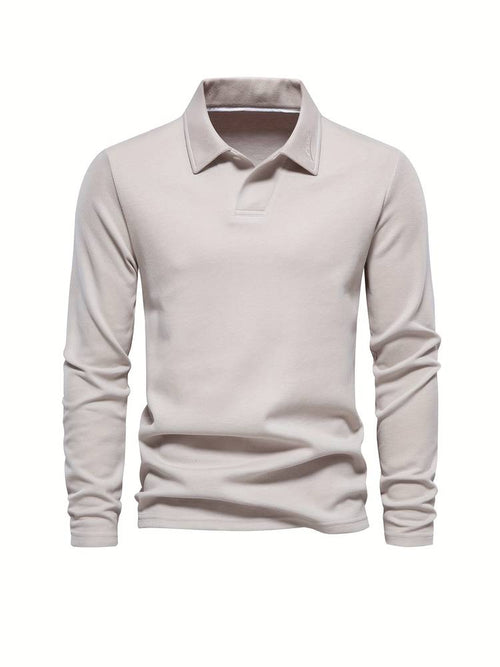 Poloshirt Til Mænd Klassisk Krave Blødt Og Åndbart Materiale 2