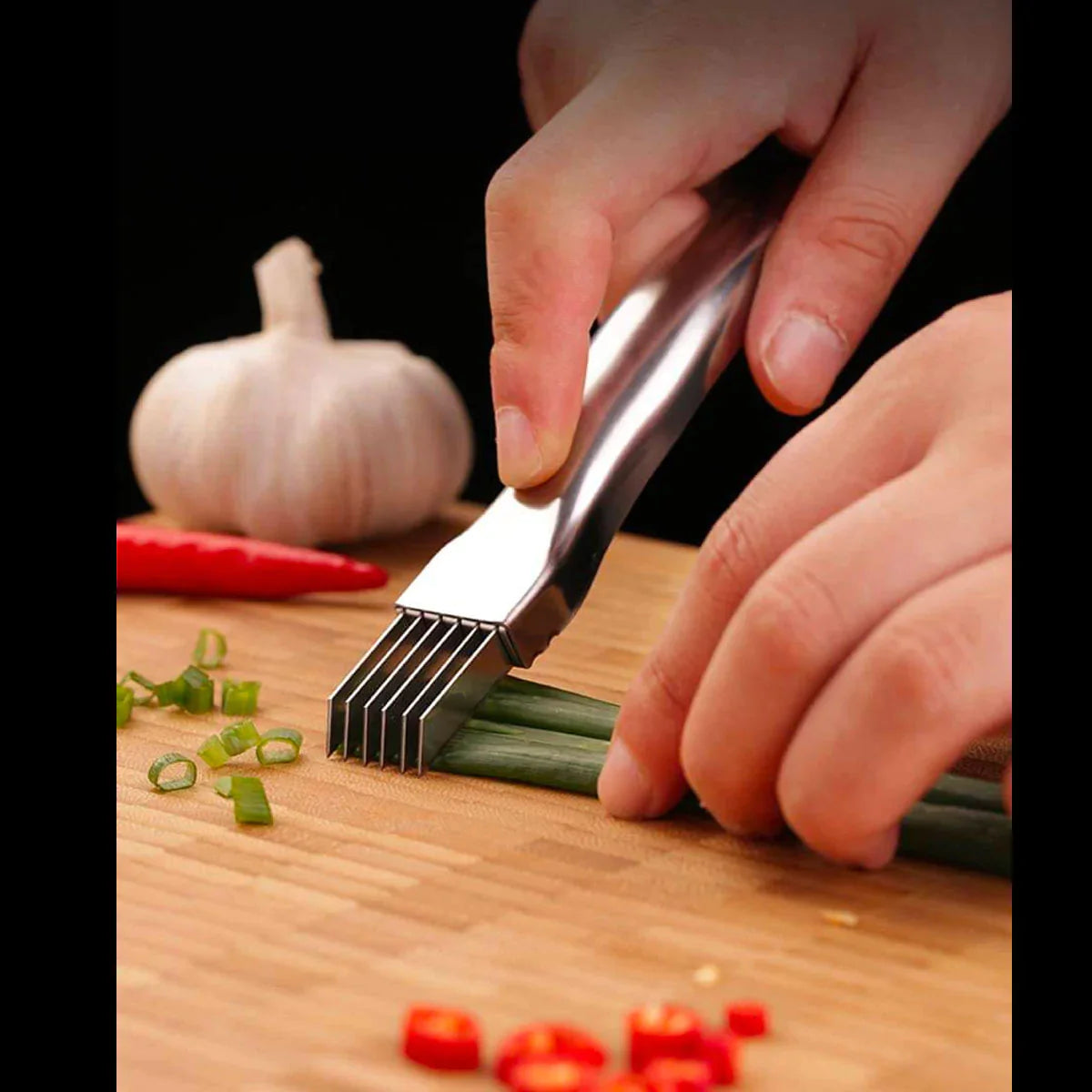 Rustfrit Stål Løghakker