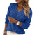 Damer V-Hals Sweater Moderne Akryl Uldblanding 1