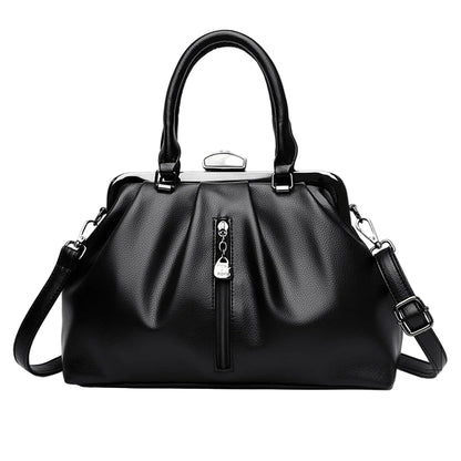Kvinders Crossbody Taske Trendy PU Læder 5