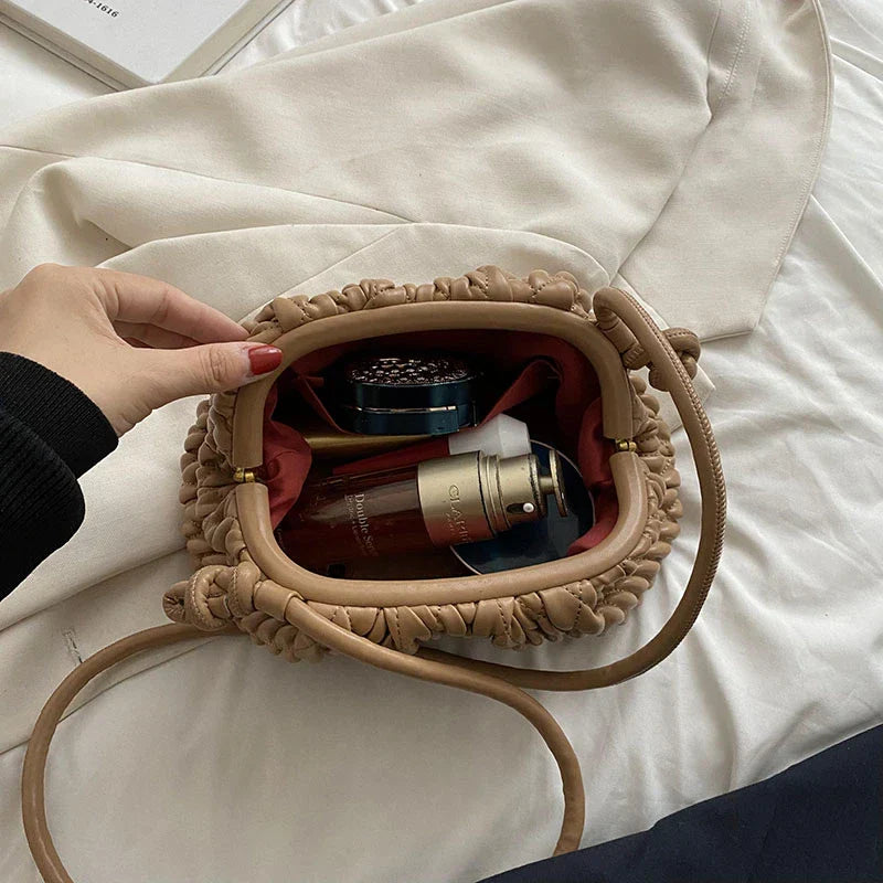 Dame Clutch Elegant Satin Accessory 6