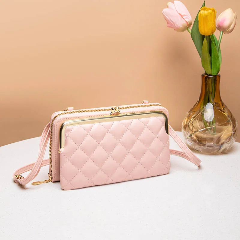 Dame Crossbody Taske Moderne Vegansk Læder 4