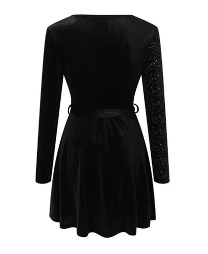 Kvinders Kjole Elegant Polyester med Subtil Paljetterkant 5