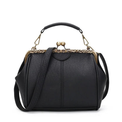 Dame Crossbody Taske Minimalistisk Kunstlæder Vintage Design 2