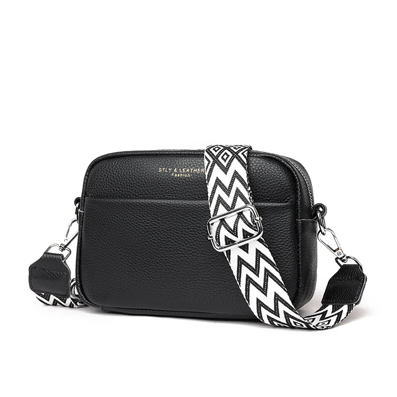 Crossbody-taske i læder af høj kvalitet