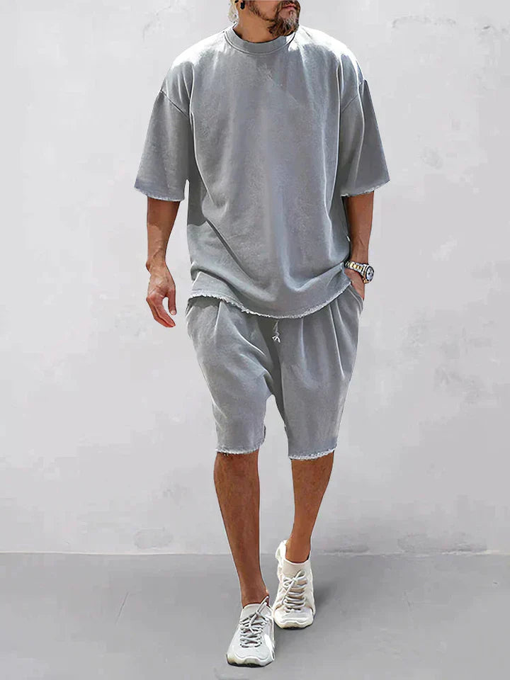 Dame Oversize Sæt Trendy Snit Blød Bomuld-2