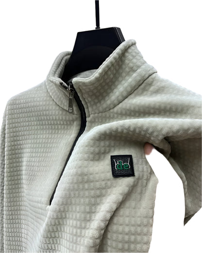 Herre Trøje Halv Zipper Alpaka Fleece til Mænd-1