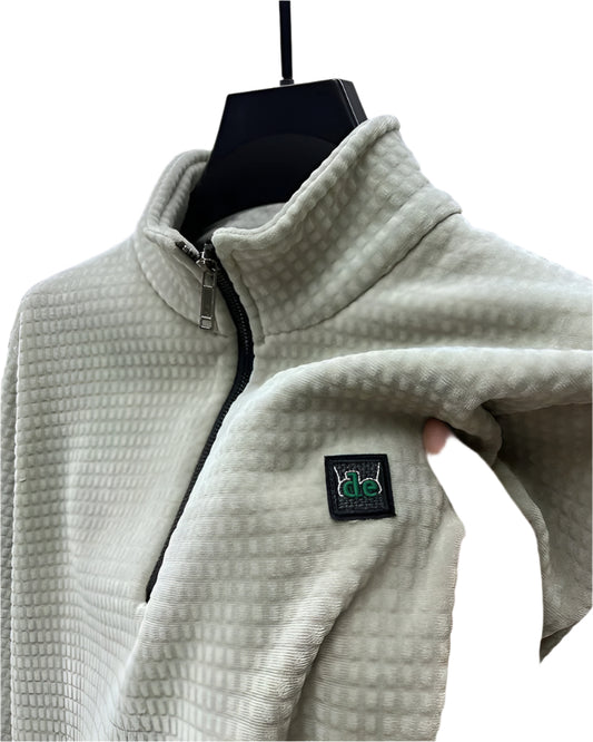 Herre Trøje Halv Zipper Alpaka Fleece til Mænd-1