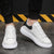 Herre Sneakers Urban Stilfuld Læder Med Stødabsorberende Sål 2