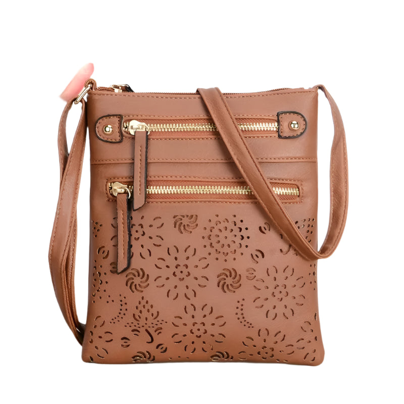 Kvinders Skuldertaske Retro Chic Kunstlæder 1