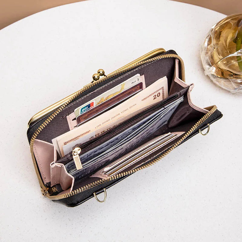 Dame Crossbody Taske Moderne Vegansk Læder 6