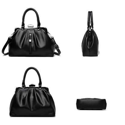 Kvinders Crossbody Taske Trendy PU Læder 6