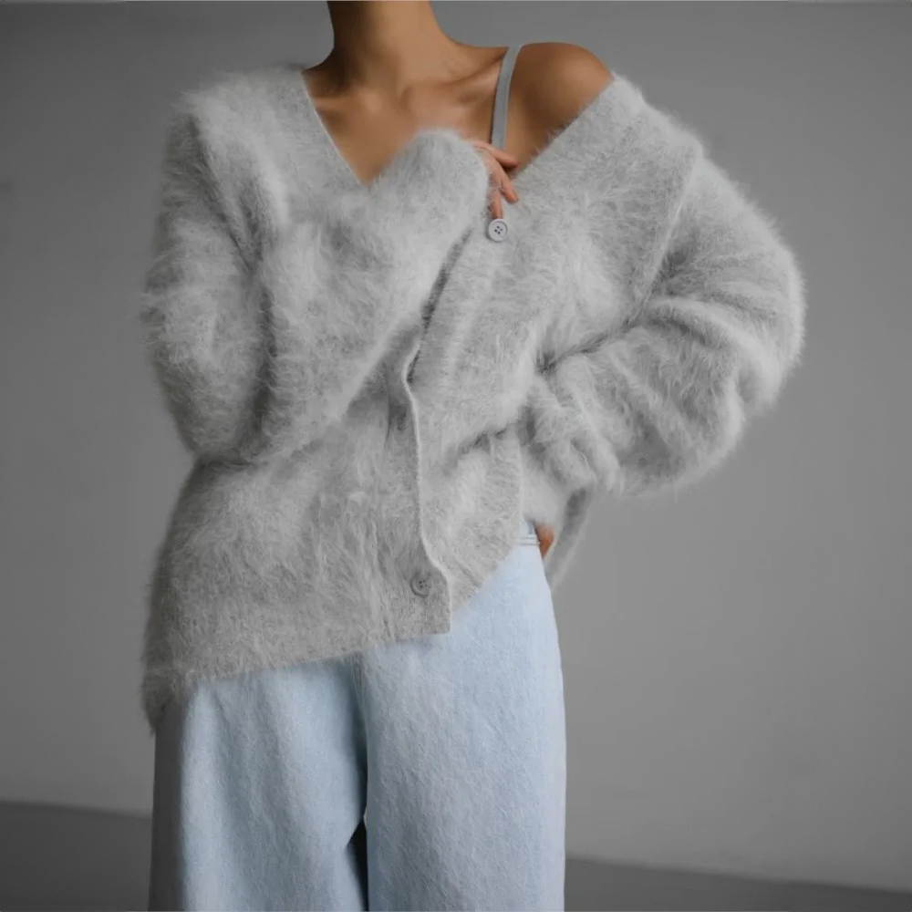 Variant image for Dame Sweater Højhalset Strik Blød Akryl-10