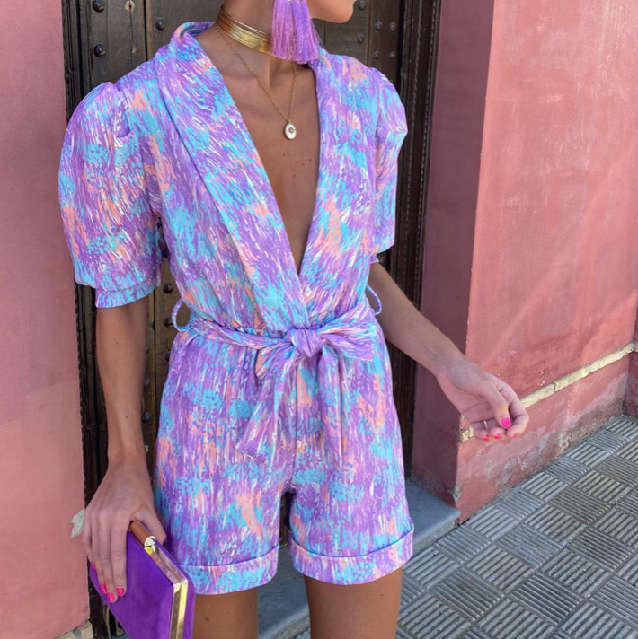 Kvinders Jumpsuit Trendy Design Åndbar Bomuld