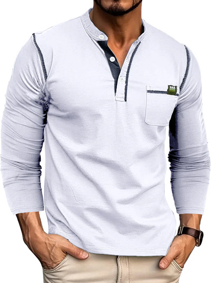 Herre T Shirt Casual Åndbar 100% Bomuld-4