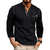Herre T Shirt Casual Åndbar 100% Bomuld-3