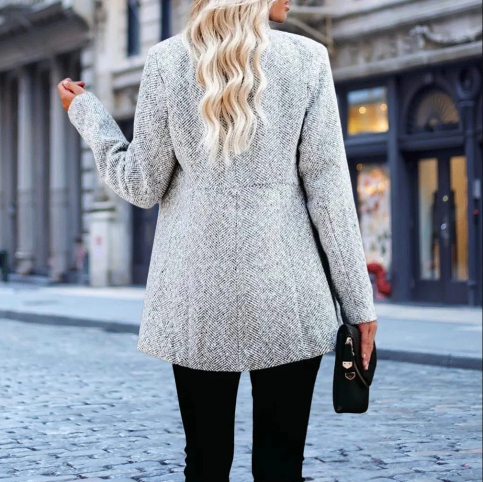 Dame Blazer Elegant Design Polyester-6