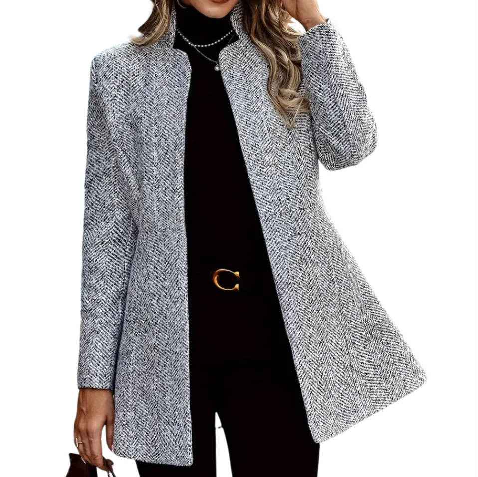 Dame Blazer Elegant Design Polyester-5