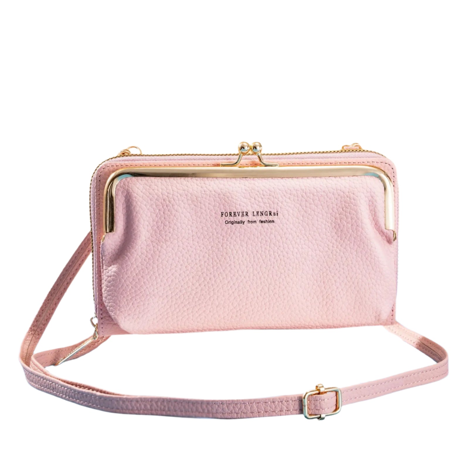 Dame Multifunktionel Taske Krydsformet Lukning PU-Læder 1