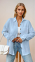 Skjortebluse Dame Afslappet 100% Bomuld 5