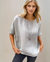 Skjortebluse Dame Afslappet Bomulds-Linned Blend 1
