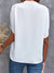 Skjortebluse Dame Casual Split V-Hals Viskose Polyester 1
