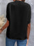 Skjortebluse Dame Casual Split V-Hals Viskose Polyester 4