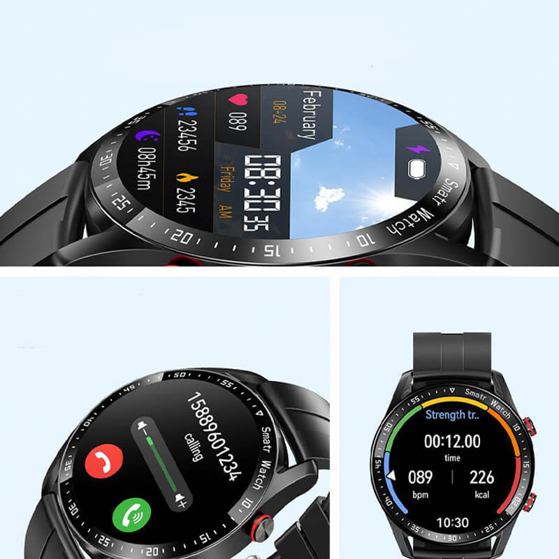 Smartwatch til sundhedsovervågning med stor HD-skærm 3
