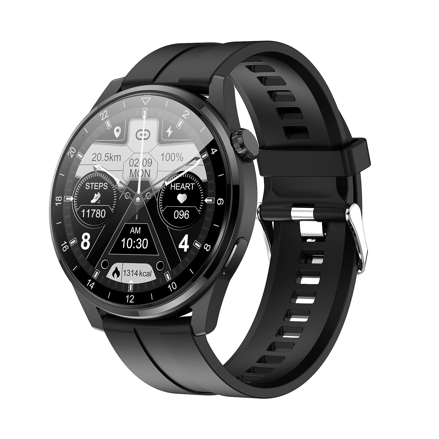 Smartwatch til sundhedsovervågning med stor HD-skærm 4