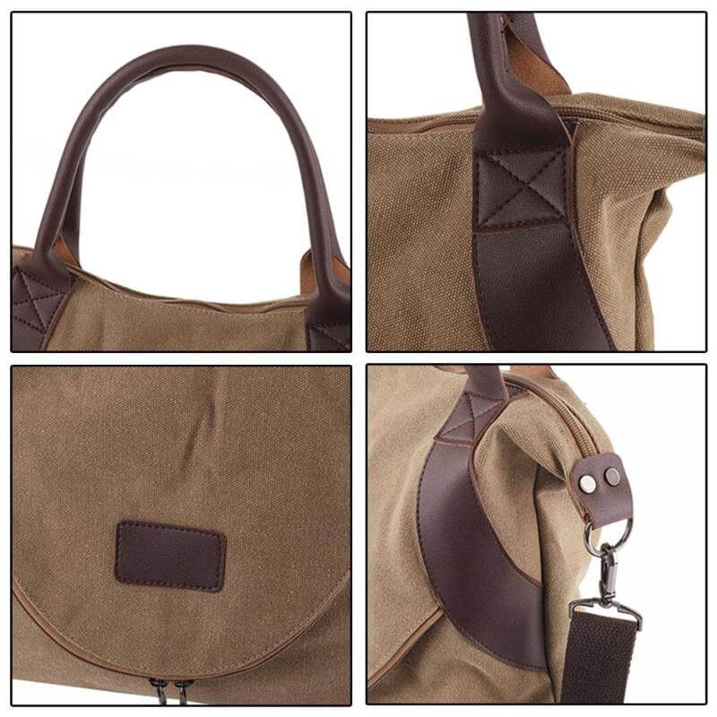 Stor Lomme Lærred Taske