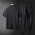 Herre To-delt Kostume Geometrisk Design
