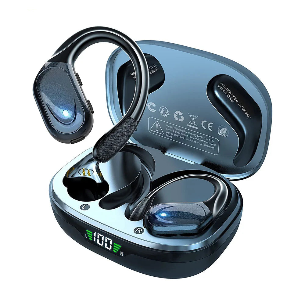 Trådløse Ørepropper til Sport med Bluetooth 5.3 og Støjdæmpning 0