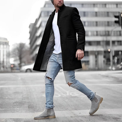 Overgangsjakke Dame Elegant Unik Design Varm Vinterjakke Kvalitetsstof 2
