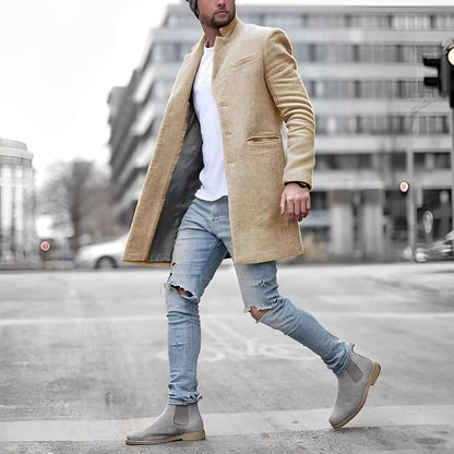 Overgangsjakke Dame Elegant Unik Design Varm Vinterjakke Kvalitetsstof 3
