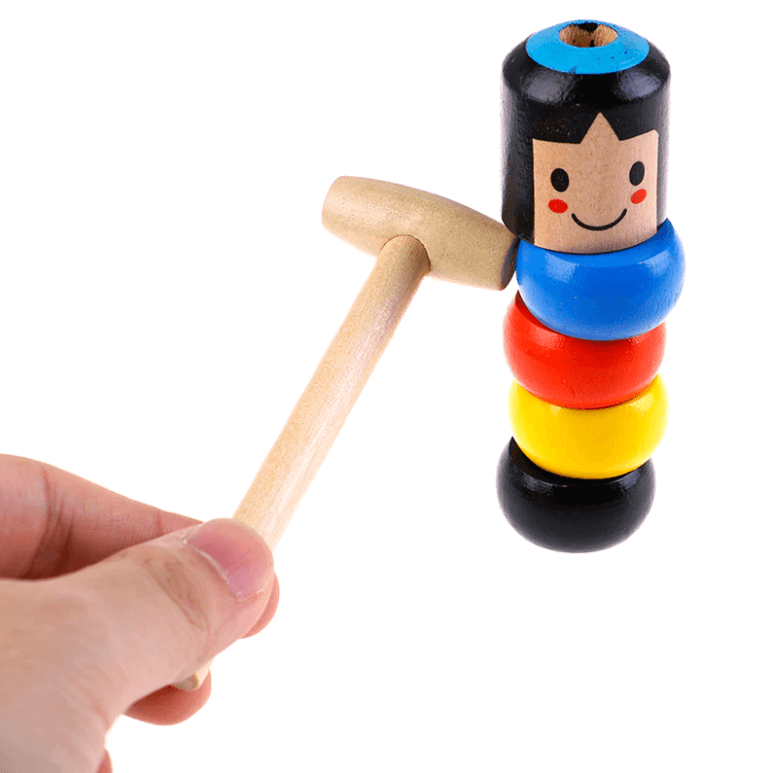 Udødelig Daruma Trælegetøj