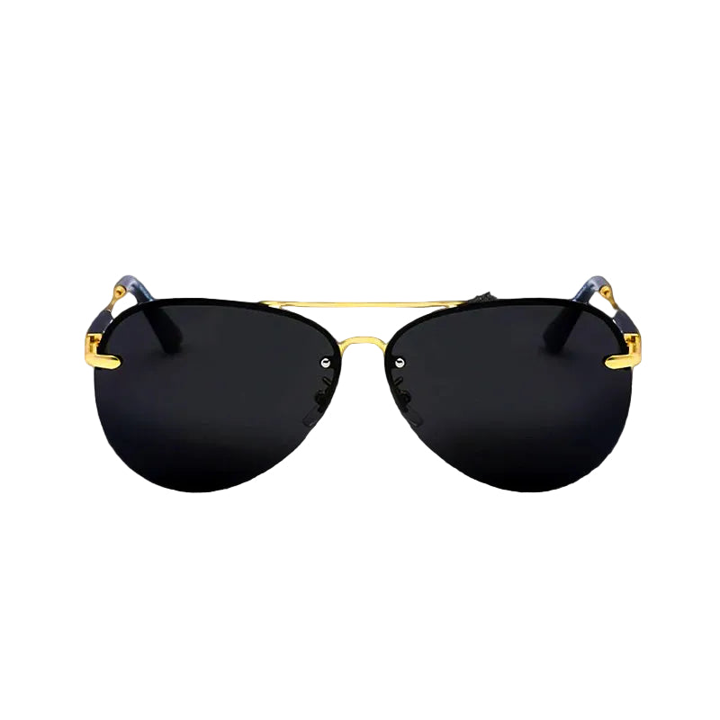 Unisex Aviator Solbriller Metal Design 1