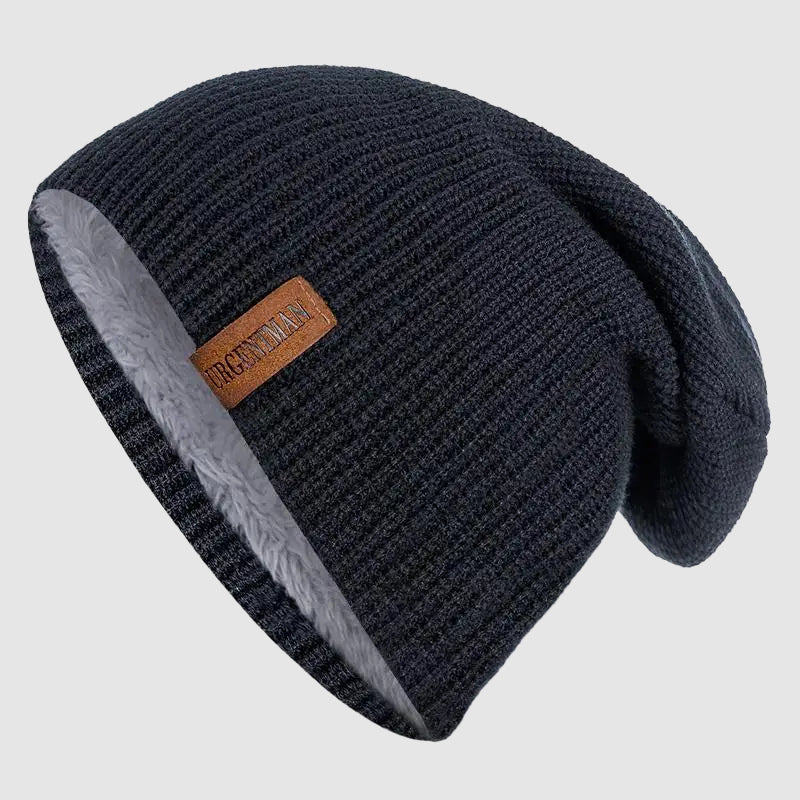 Unisex Beanie Med Fleeceforing Afslappet Stil 1