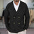 Unisex Dobbeltbundet Cardigan Klassisk Stil 5