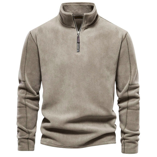 Unisex Fleece Shirt Høj Krave Komfortabel 0