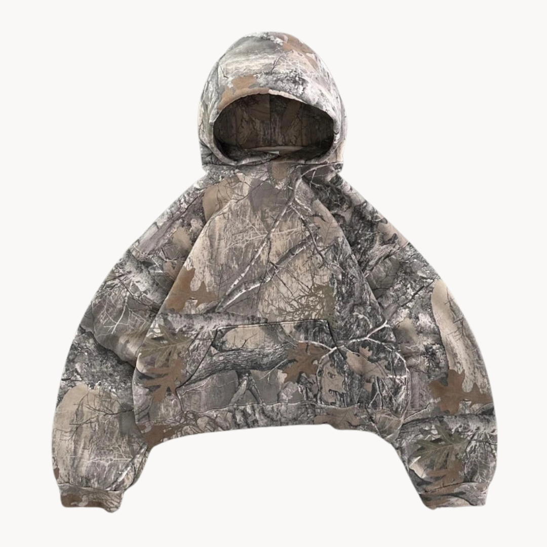 Unisex Hættetrøje i Camouflage Stil 0